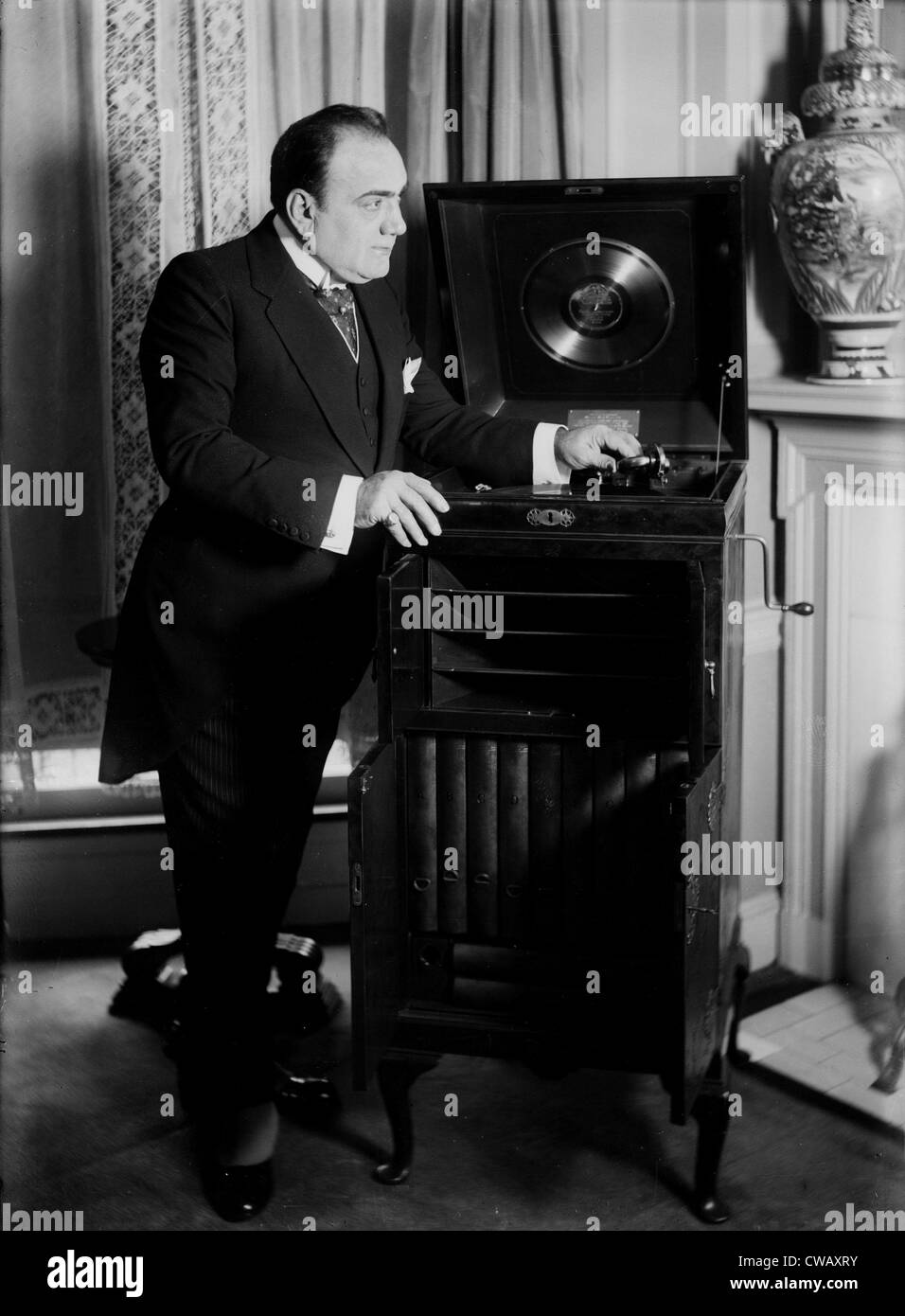 Enrico Caruso (1873-1921), Italian Opera singer, circa 1910s. Stock Photo