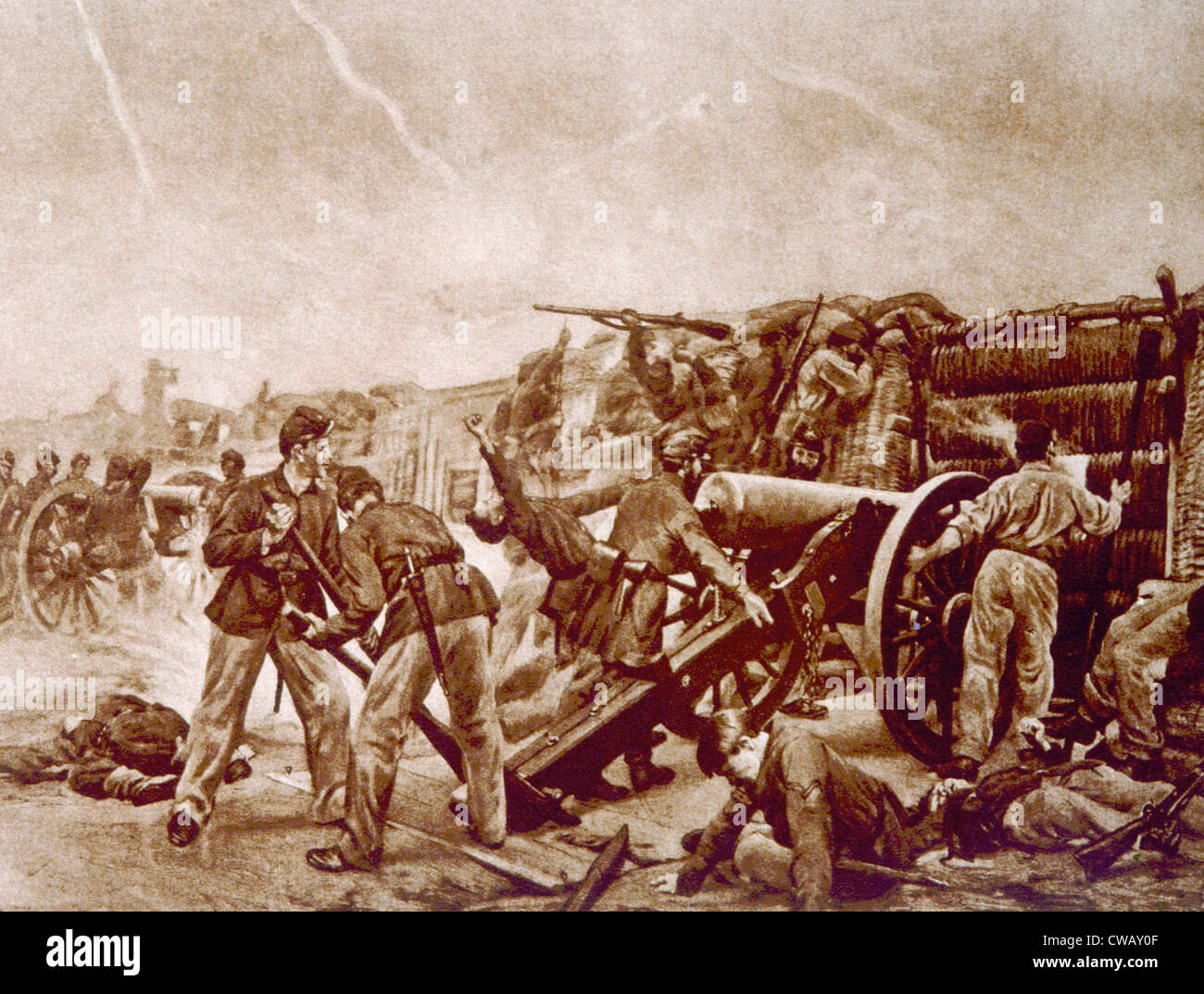 The Battle of Petersburg, 1865, from The New York Times Stock Photo Alamy