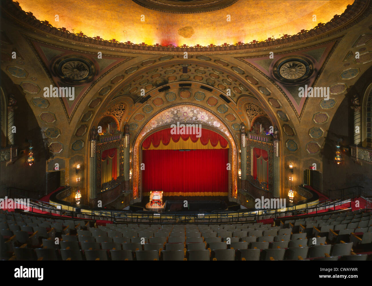 The Alabama Theatre, Birmingham, Alabama, erected in 1927, photograph circa 1990s. Stock Photo