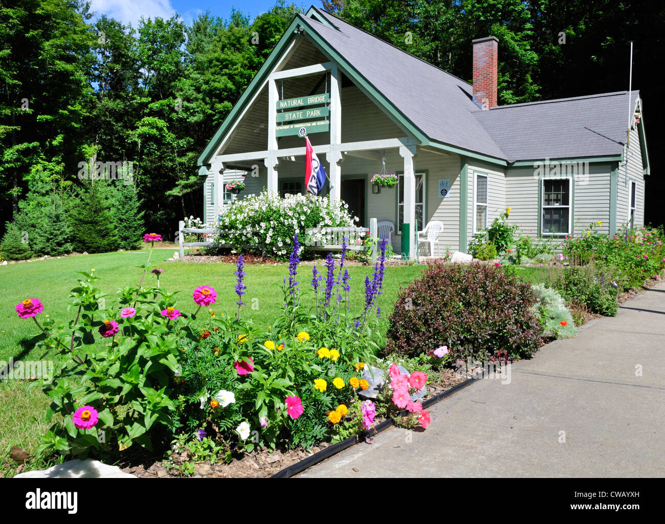 Visitor center at Natural Bridge State Park, North Adams, Massachusetts