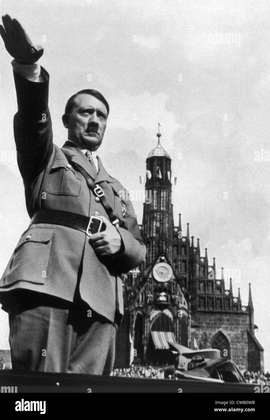 Adolf Hitler at Reichsparteitag, 1934 Stock Photo