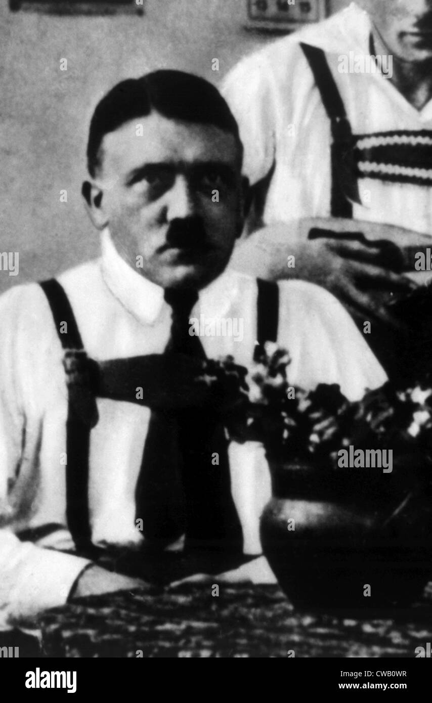 Adolf Hitler as leader of the 'Oberland' party, ca. 1925 Stock Photo