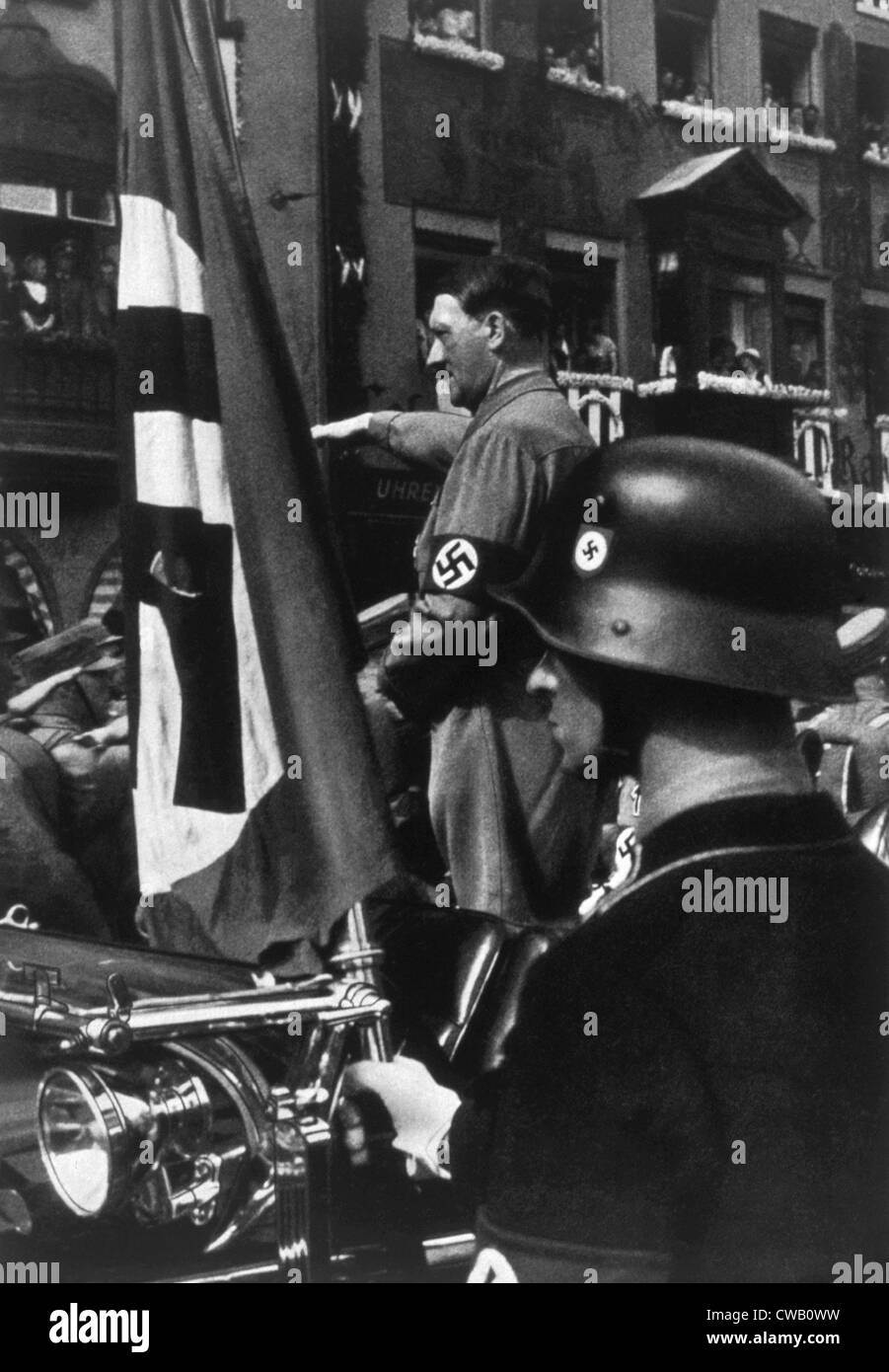 Adolf Hitler at the Reichsparteitag in Nuremberg, 1935 Stock Photo