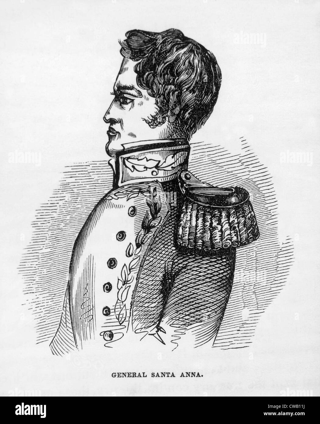 Antoni Lopez de Santa Anna (1794-1876 Stock Photo - Alamy