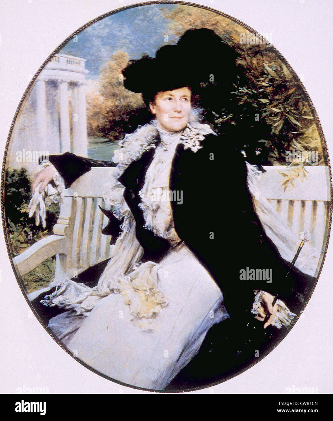 Edith Roosevelt (1861-1948), First Lady (1901-1909), portrait by ...