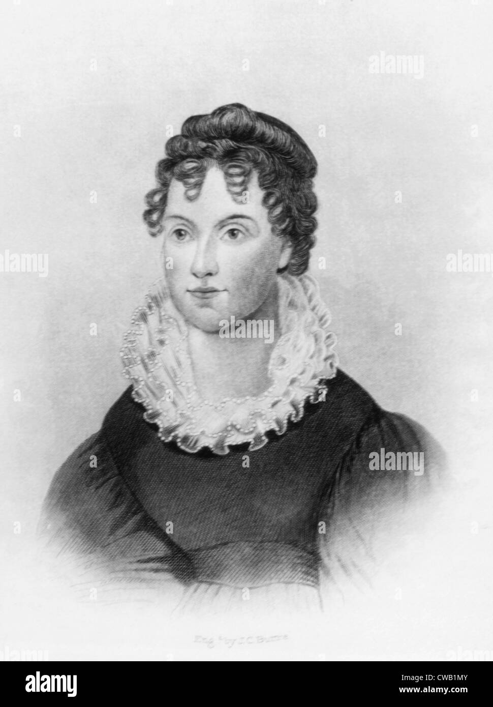 Hannah Van Buren (1783-1819), wife of future president Martin Van Buren Stock Photo