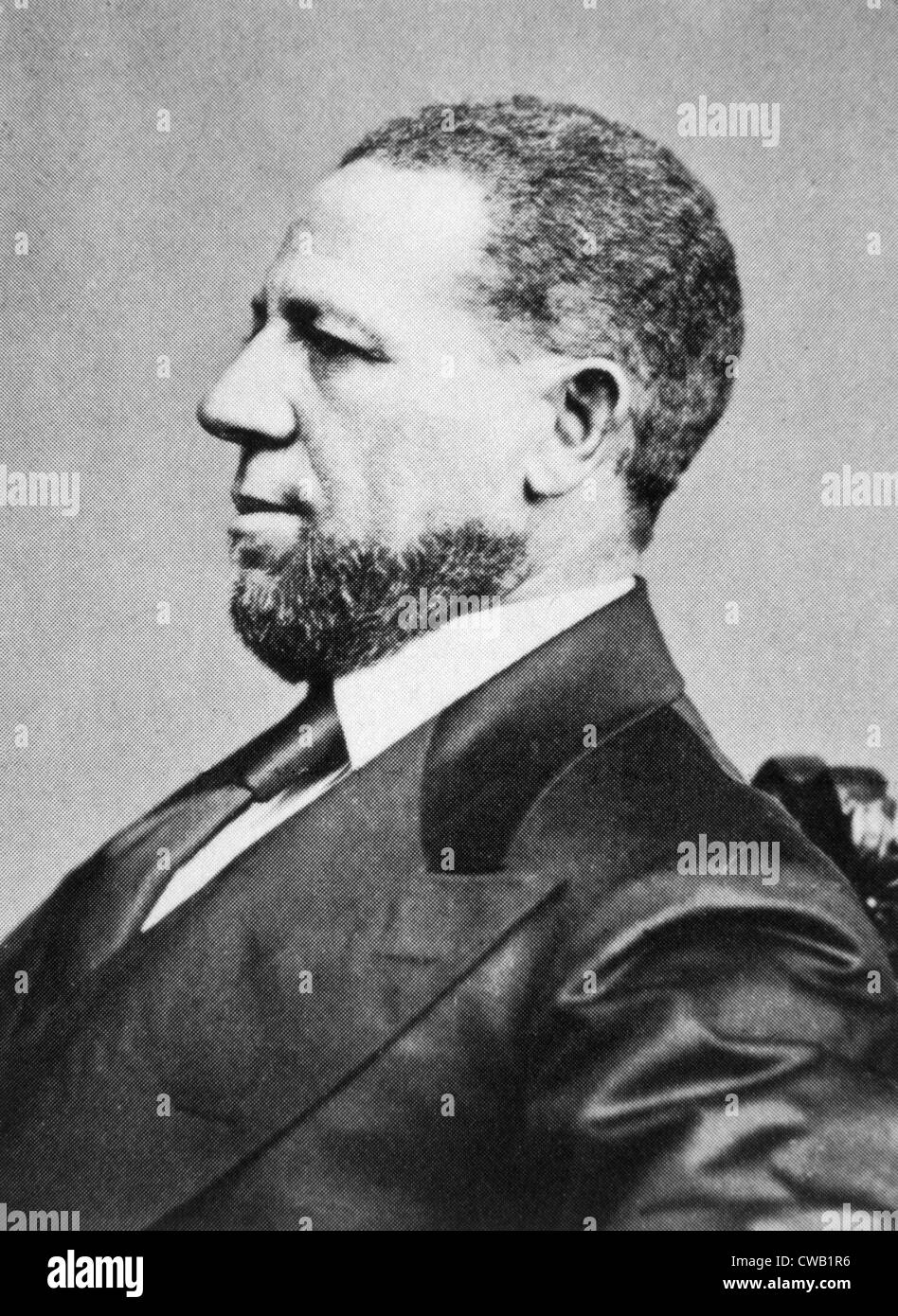 Hiram Rhodes Revels (1827-1901), first African American in the U.S. Senate (1870-1871) Stock Photo