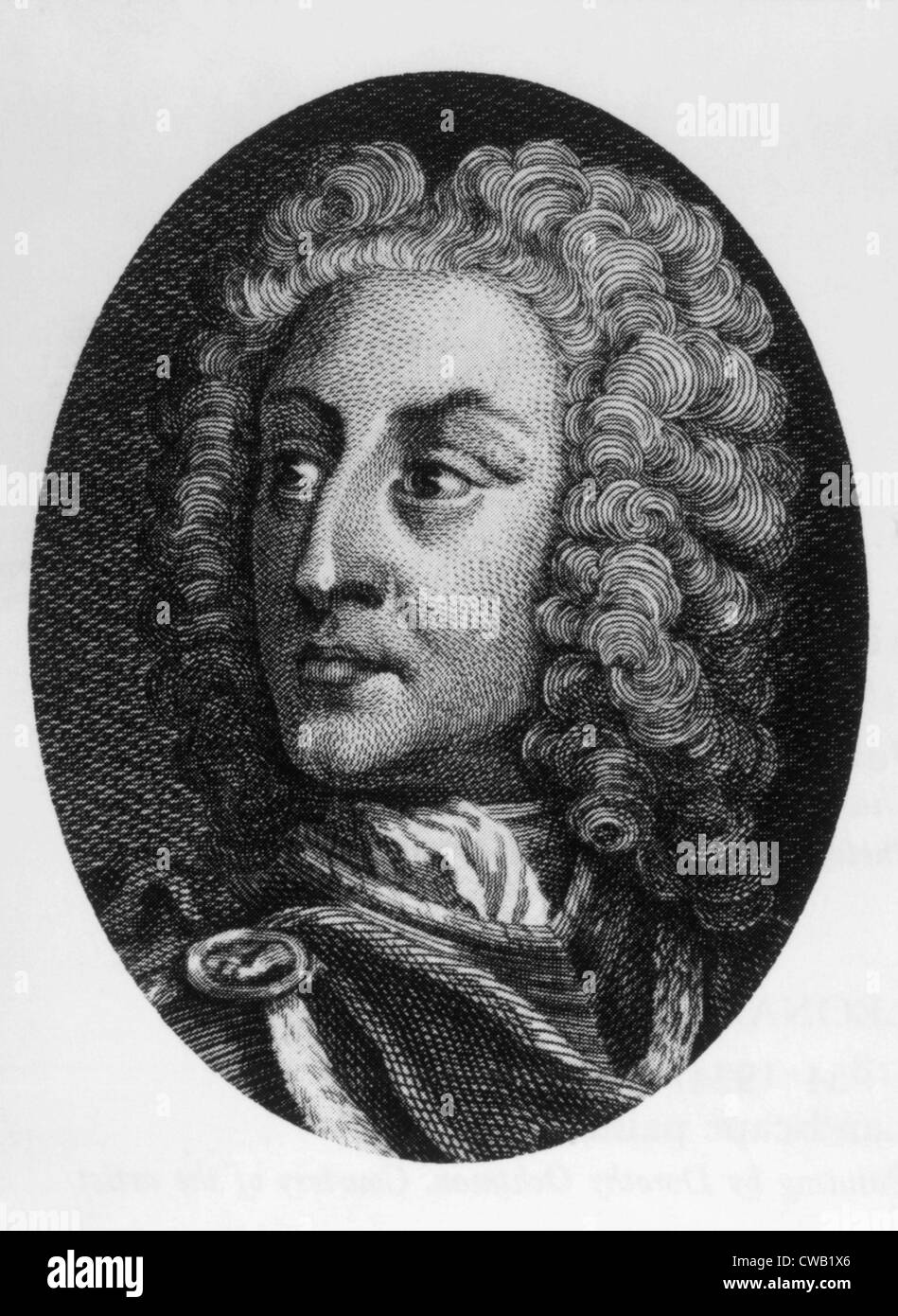 James Edward Oglethorpe (1696-1785), founder of the colony of Georgia Stock Photo