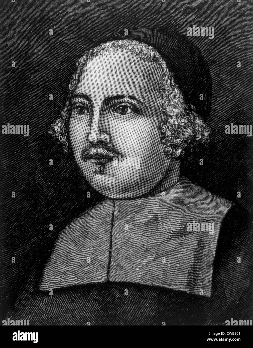 John Davenport (1597-1670), Puritan clergyman and one of the founders of New Haven, Connecticut Stock Photo