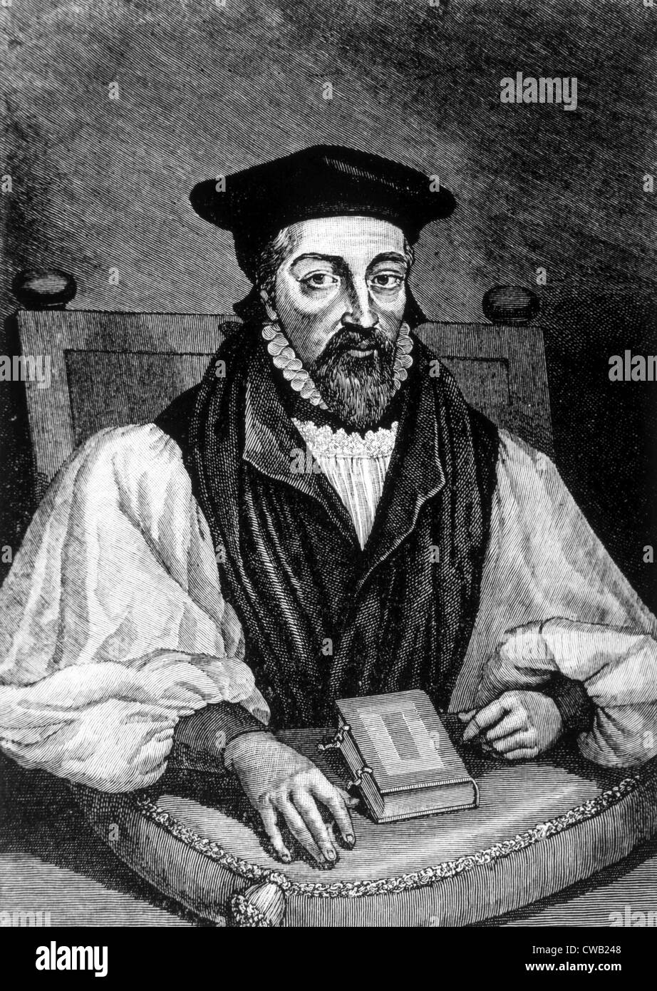 John Whitgift (ca. 1530-1604), Archbishop of Canterbury (1583-1604) Stock Photo