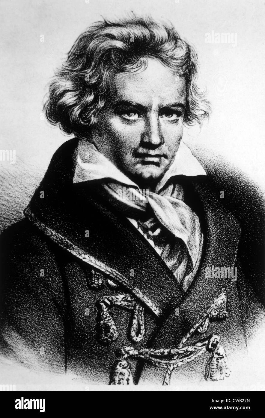 Ludwig van Beethoven (1770-1827) Stock Photo