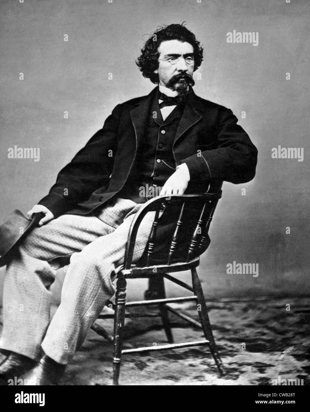 Matthew Brady (1823-1896) in undated self-portrait Stock Photo