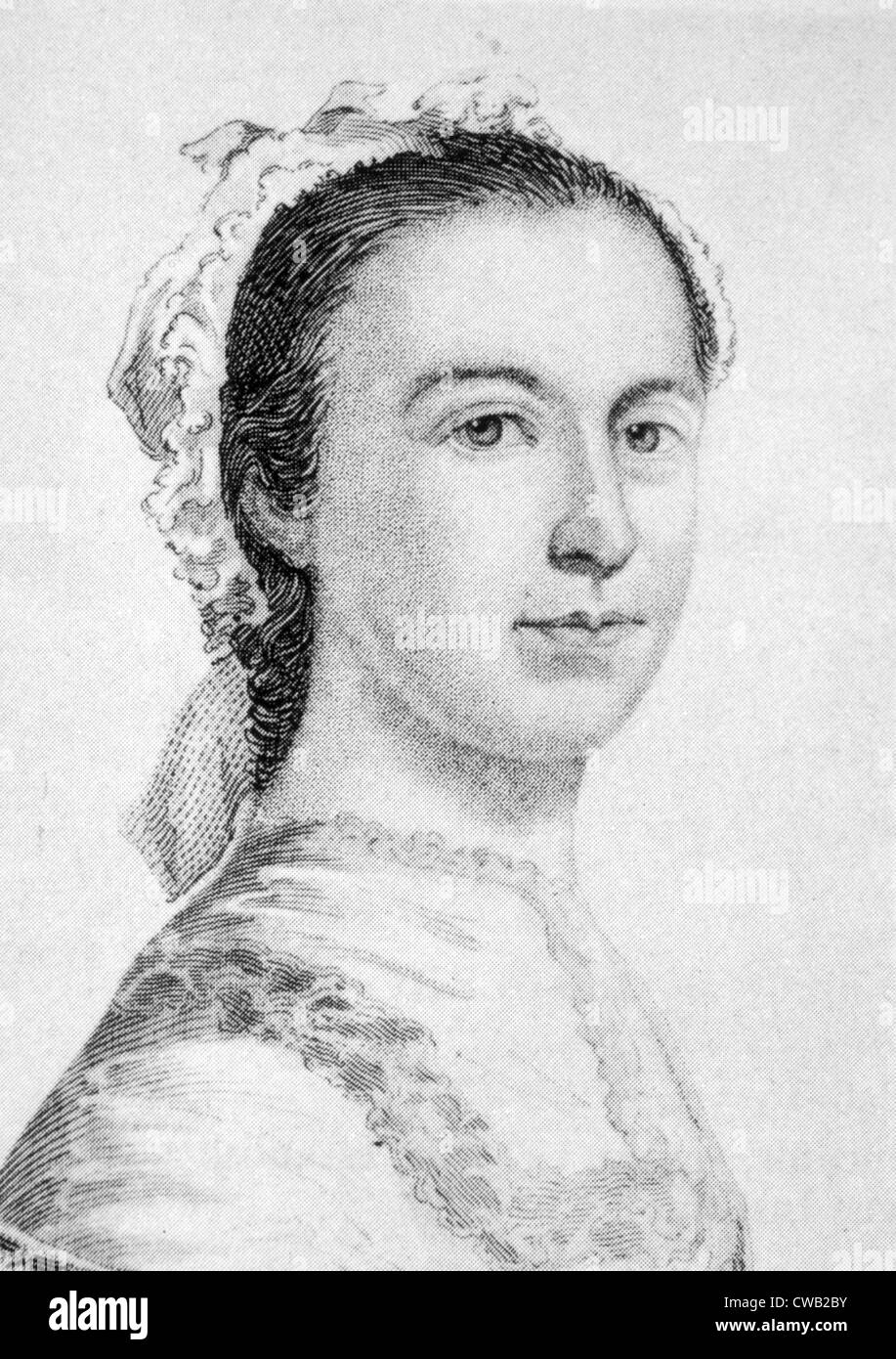 Mercy Otis Warren (17281814 Stock Photo Alamy