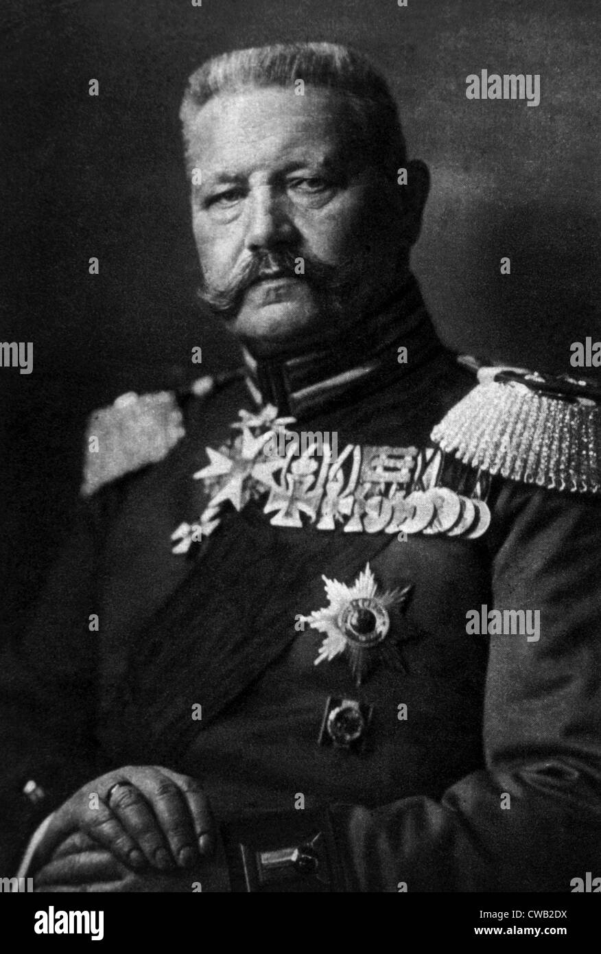 Paul von Hindenburg (1847-1934), German Field Marshal and President (1925-1934), 1916 Stock Photo