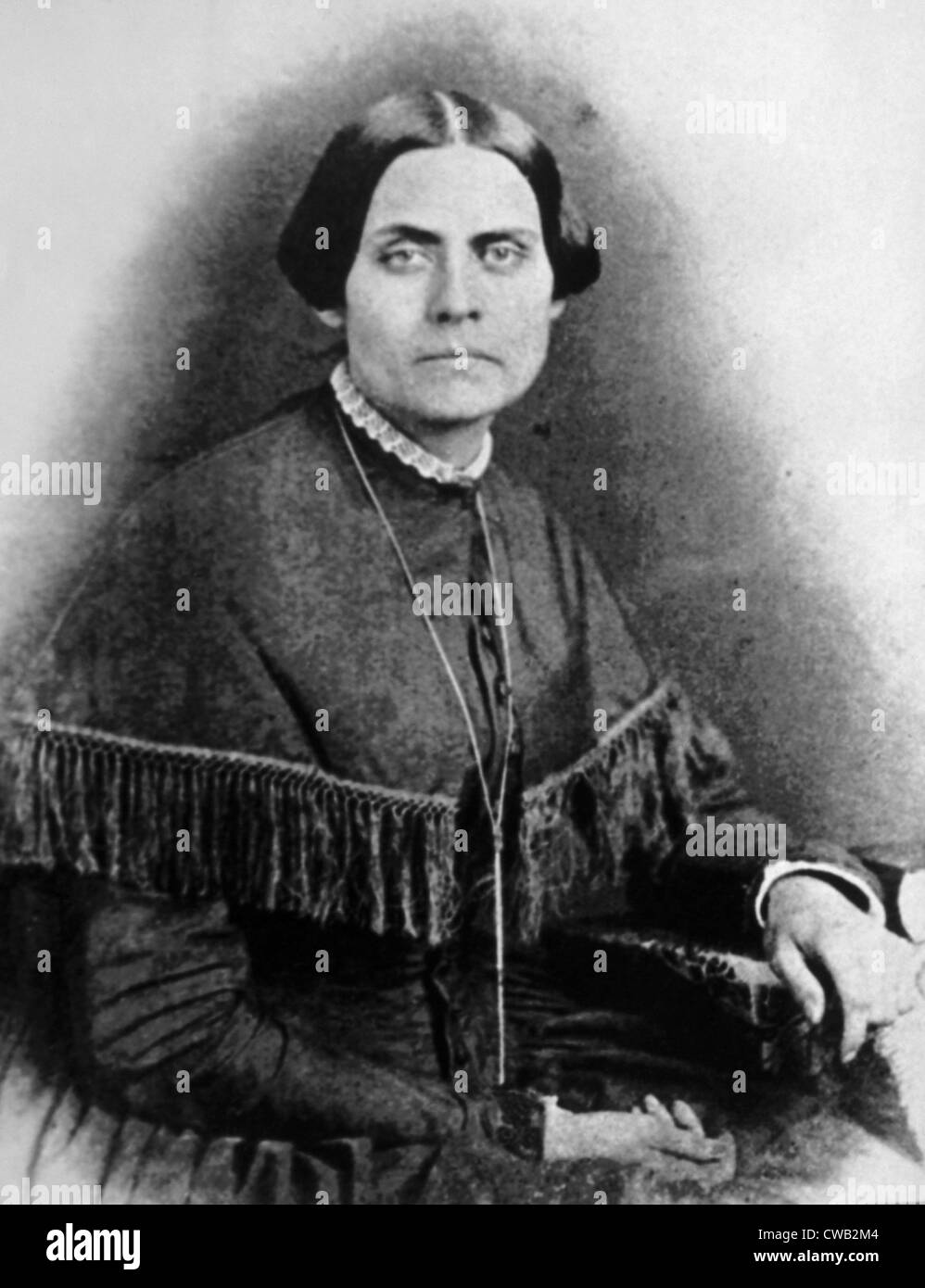 Susan B. Anthony, (1820-1906), leader of the women's suffrage movement ...