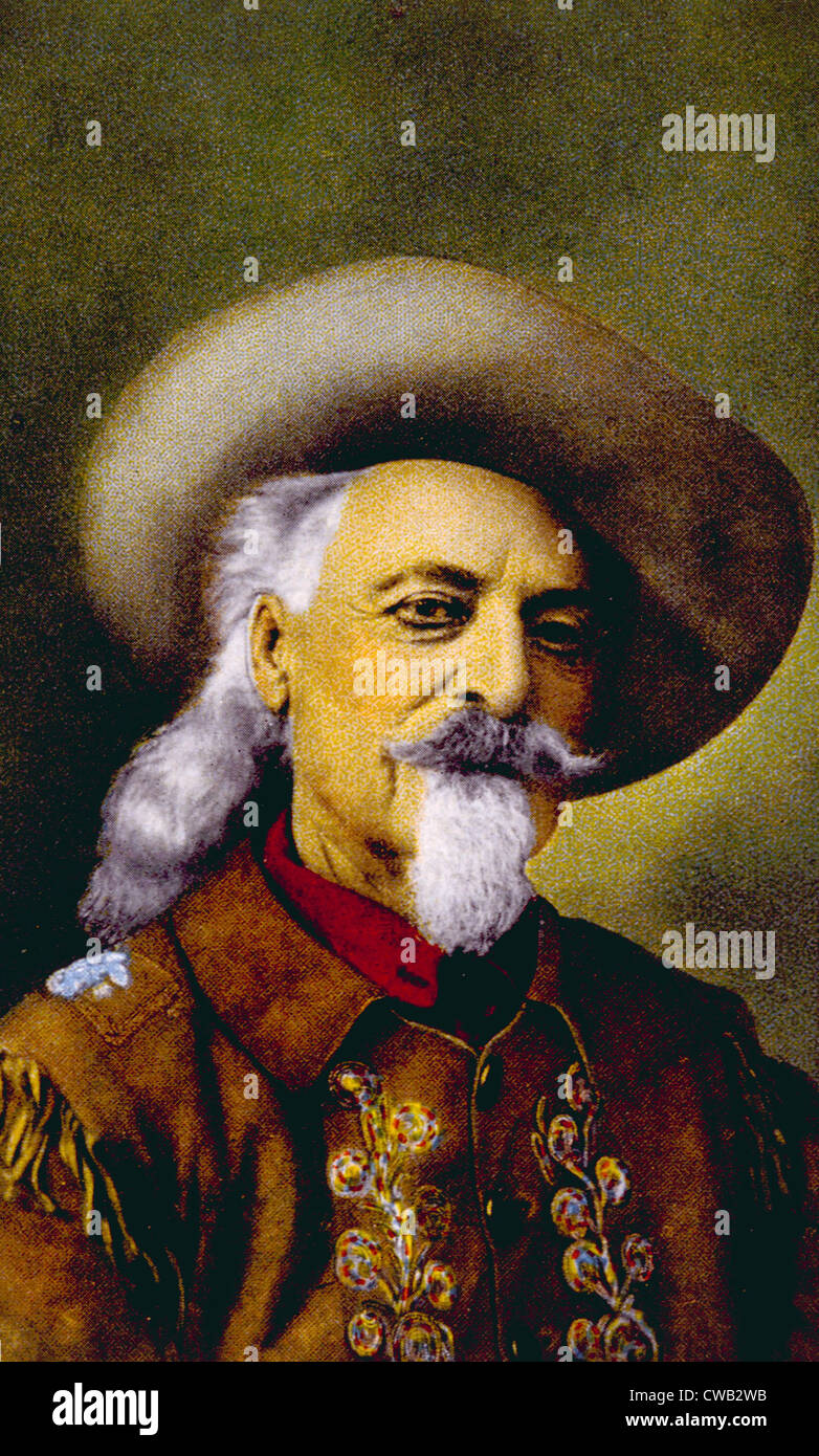 Wagon with a Buffalo Bill print Stock Photo - Alamy