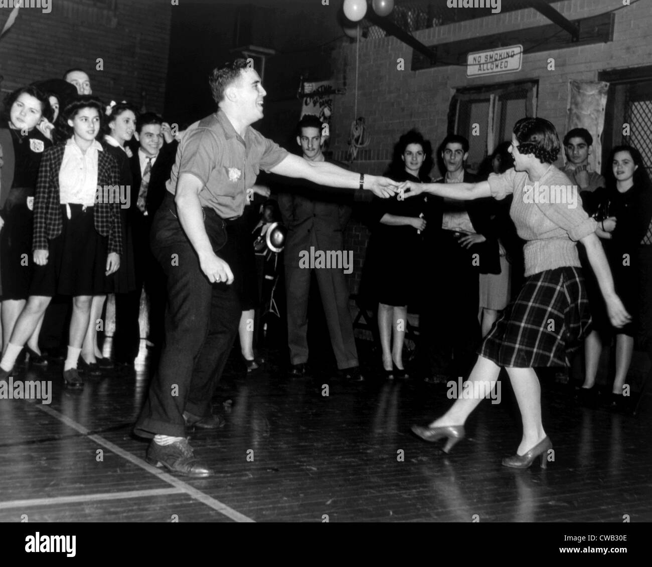 Jitterbug dancers, ca. 1943 Stock Photo
