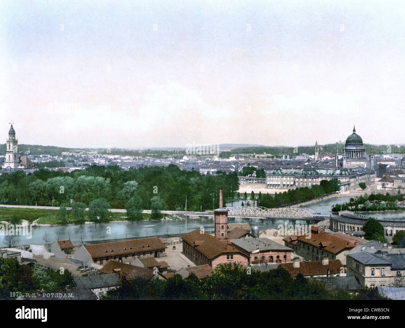 Germany, Potsdam, Berlin, photochrom, circa 1900. Stock Photo