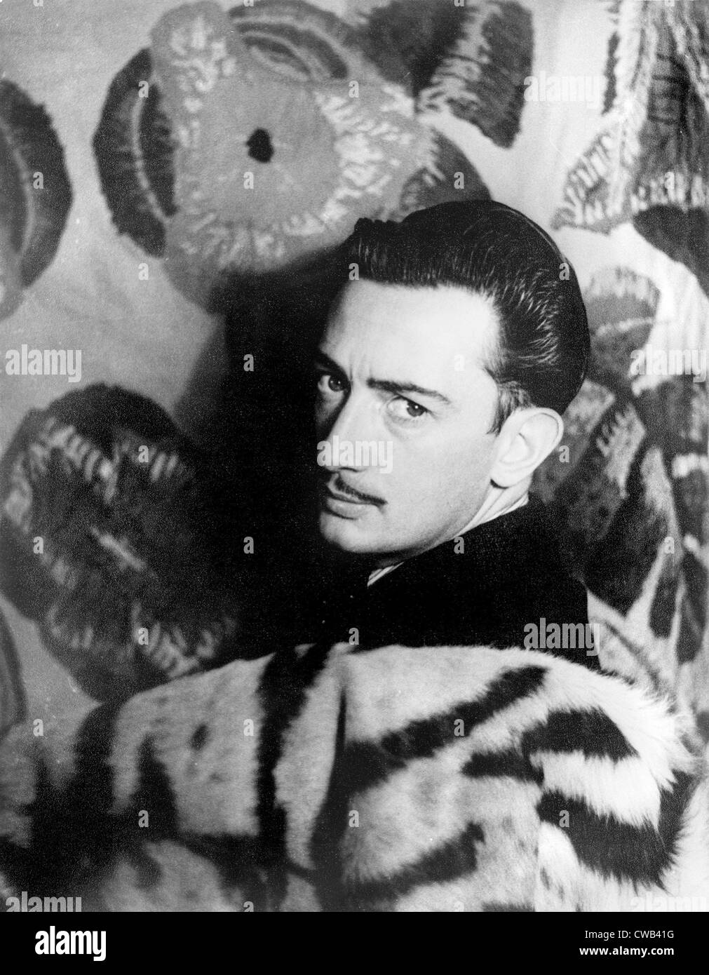 Salvador Dali (1904-1989), Spanish surrealist painter, photograph by Carl Van Vechten, November 29, 1939. Stock Photo