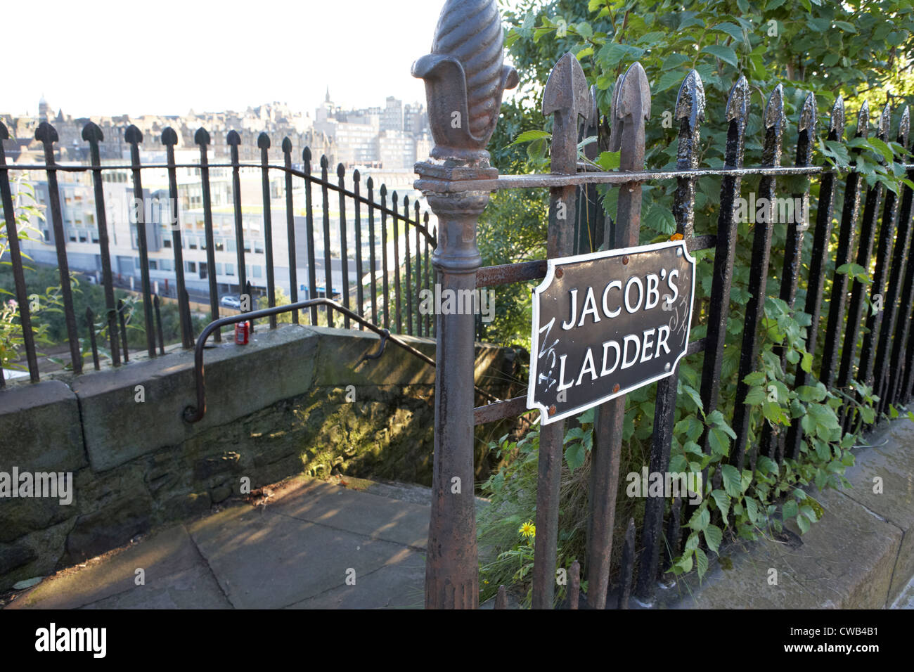 jacob's ladder steep steps staircase between calton road and regent