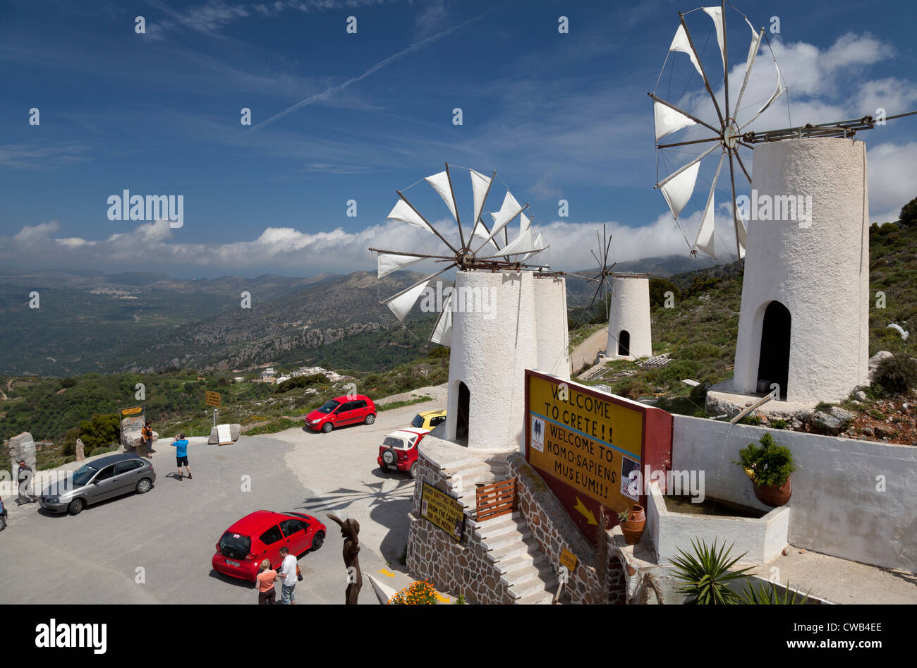 Homo sapiens museum, Crete, Greece Stock Photo