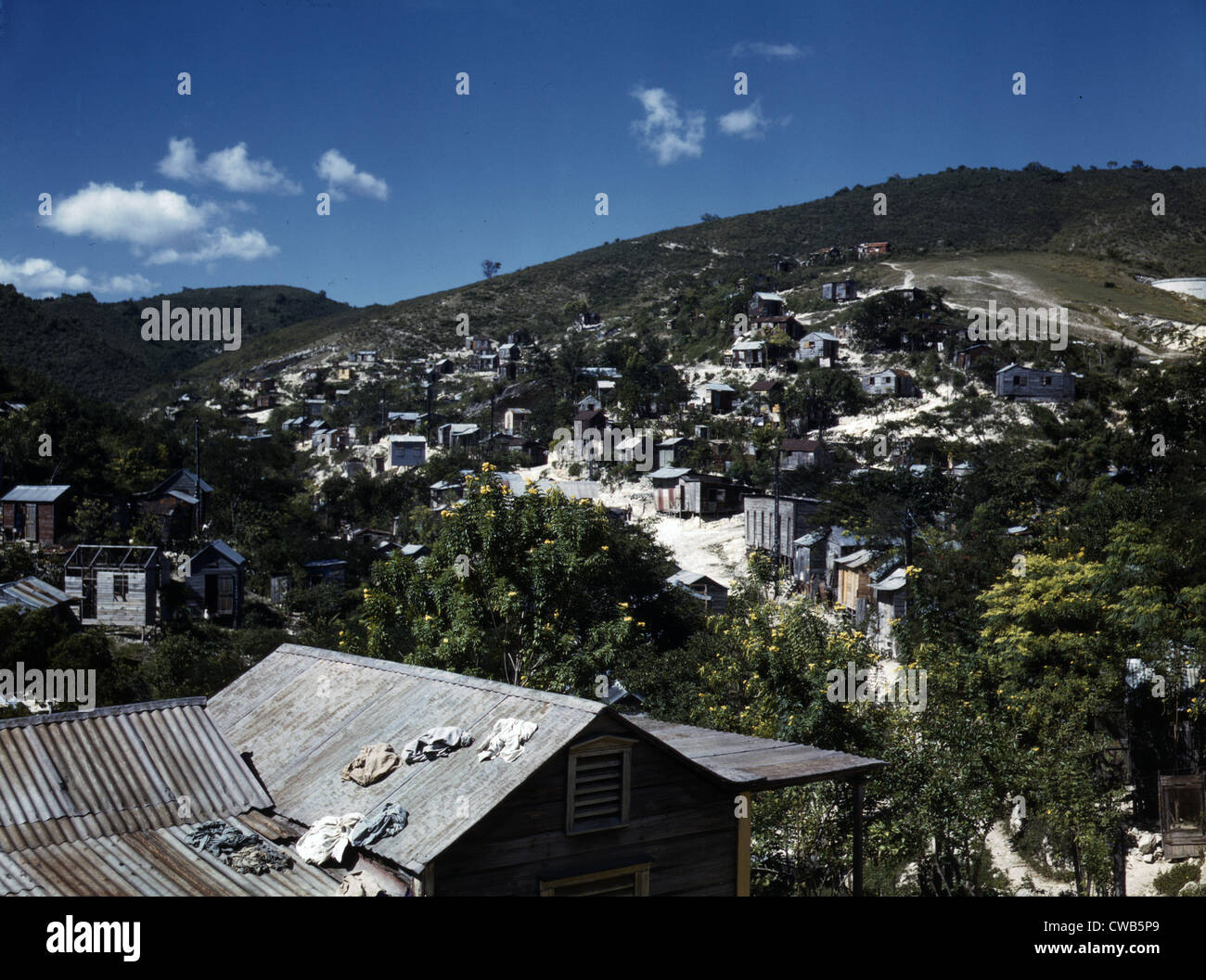 Puerto Rico. A town in Puerto Rico. Photograph by Jack Delano, 1941