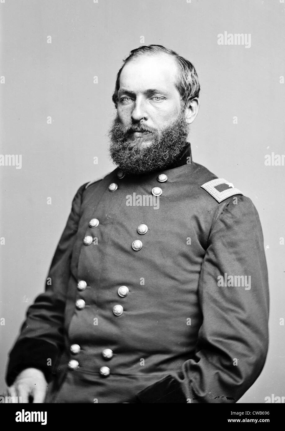 Brig. Gen. James A. Garfield, officer of the Federal Army, Sept. 19, 1863 Stock Photo