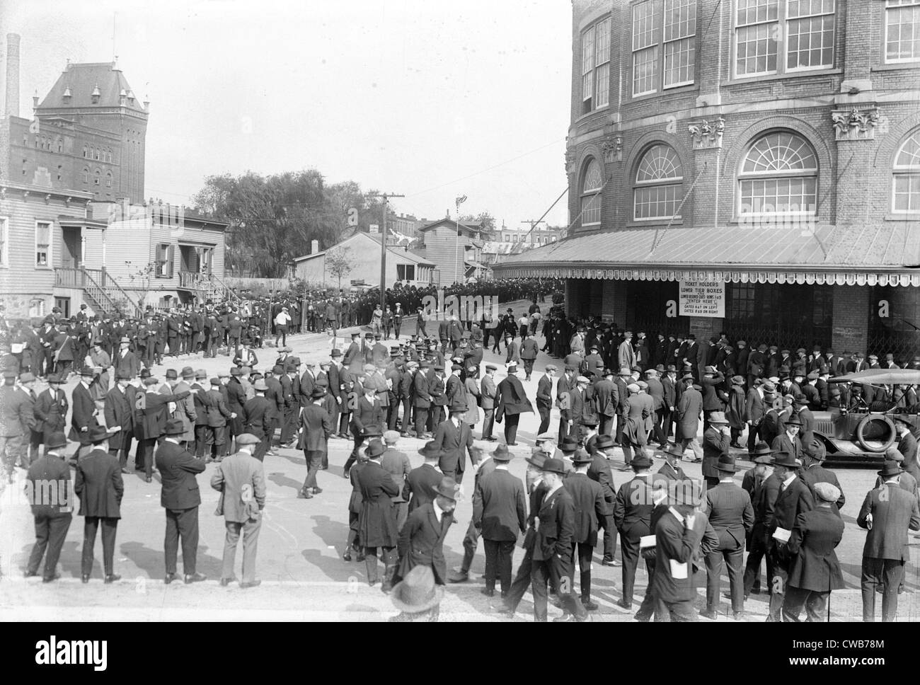 Baseball. Crowds at Ebbets Field, Brooklyn, New York. October 5, 1920 Stock Photo
