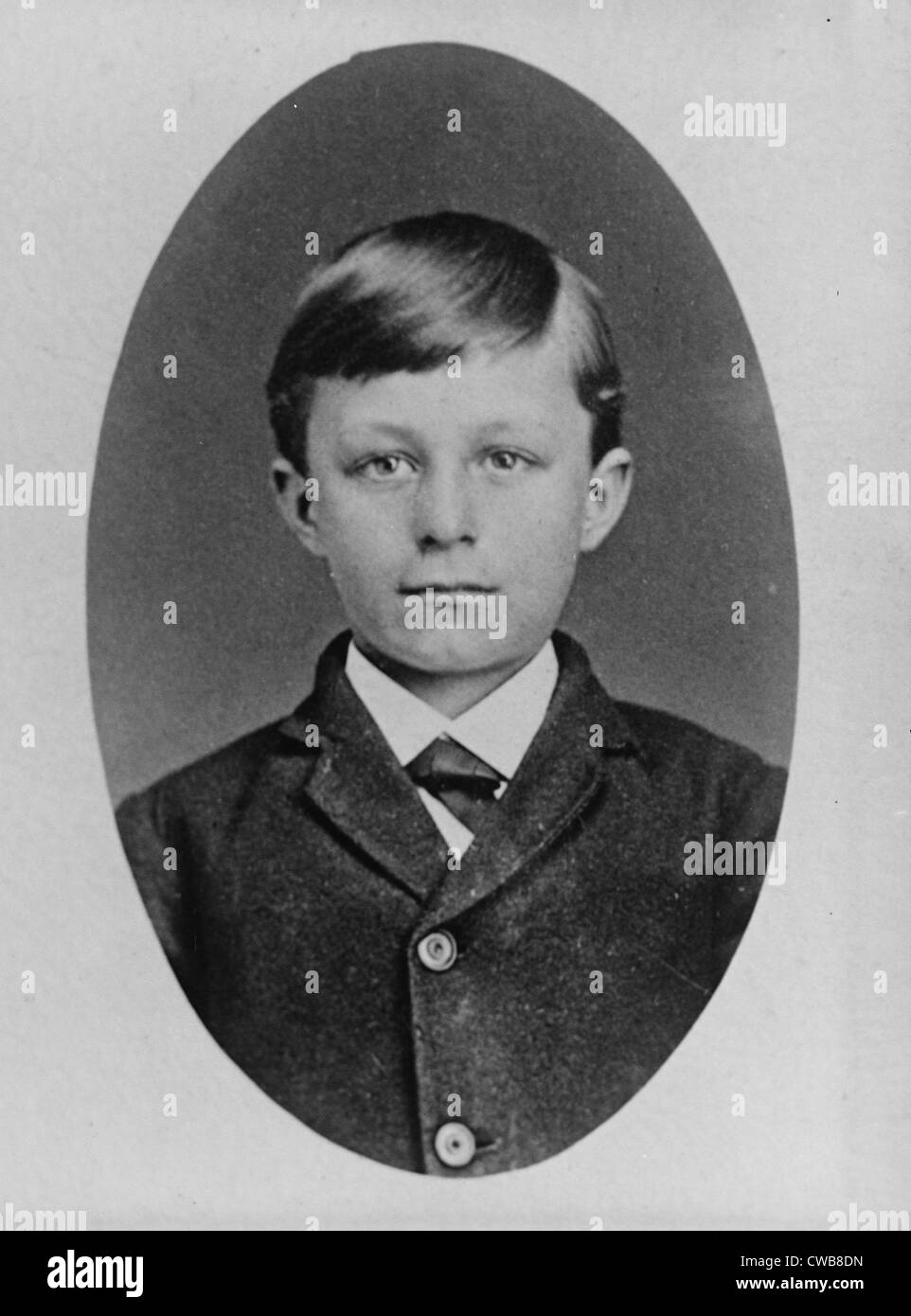 Wilbur Wright, ca. 1877 Stock Photo