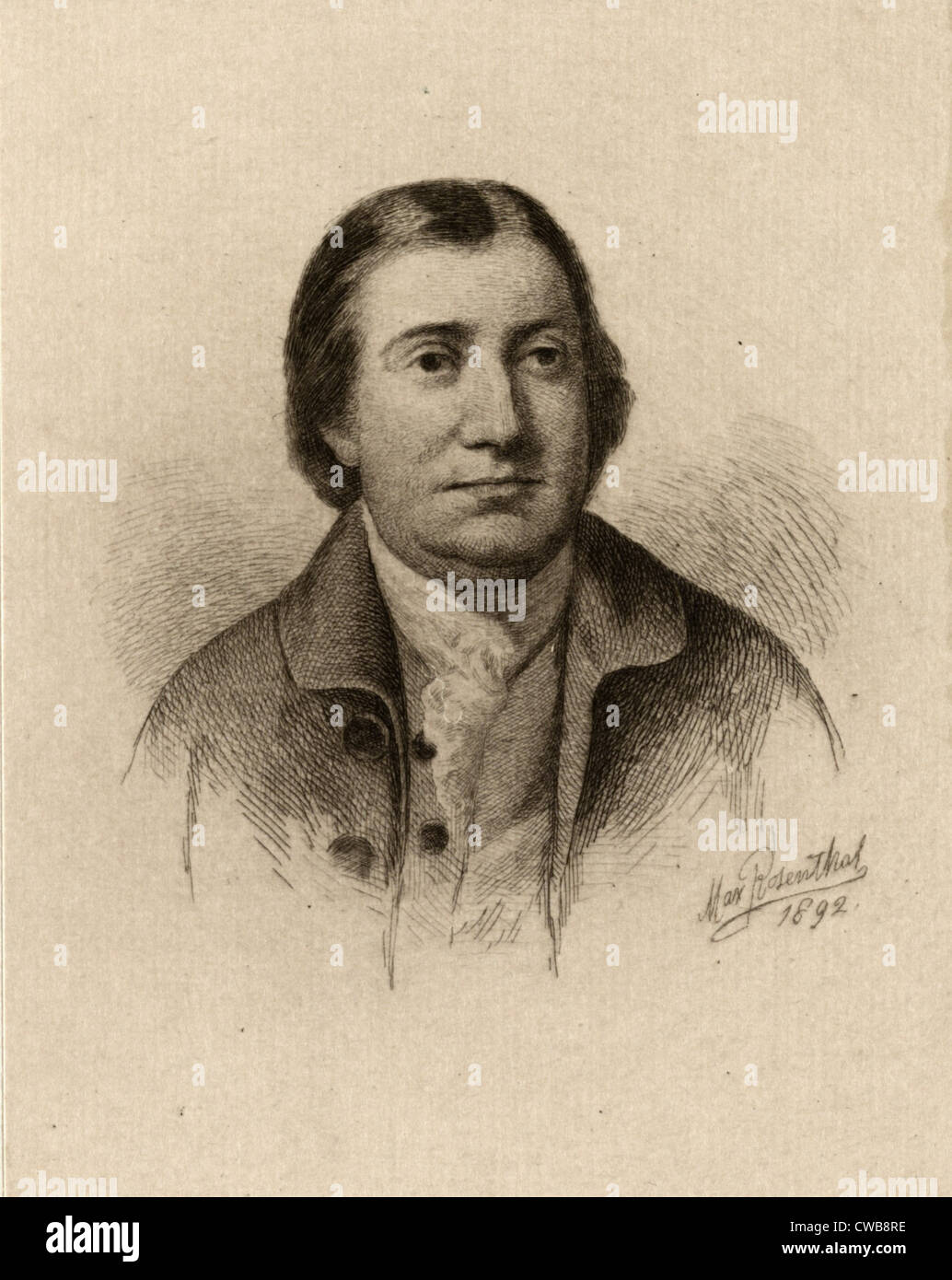 Edmund Jennings Randolph. ca. 1780s Stock Photo