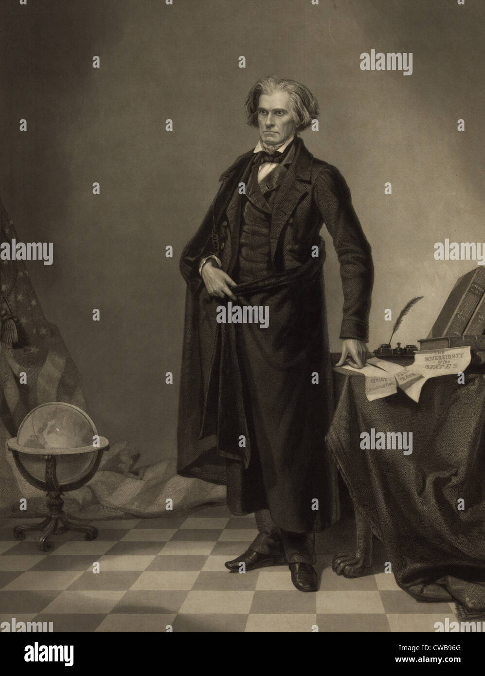 John C. Calhoun, 1852 Stock Photo