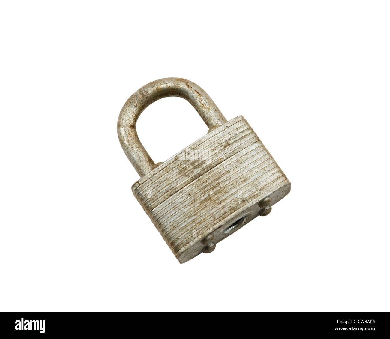 Padlock isolated on white background Stock Photo - Alamy