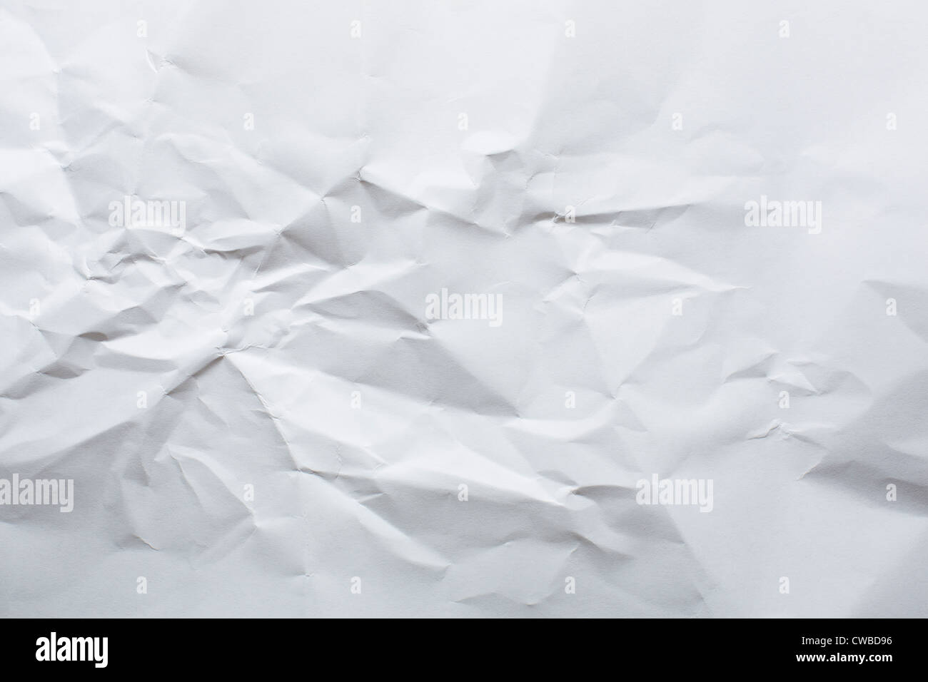 Texture of the white paper. Great shadow detail. Stock Photo