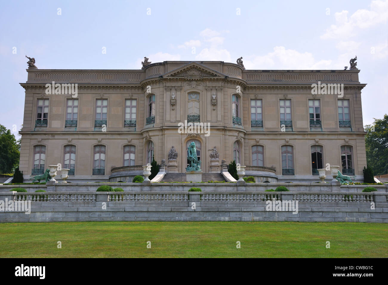 The Elms mansion, Newport, Rhode Island, USA Stock Photo Alamy