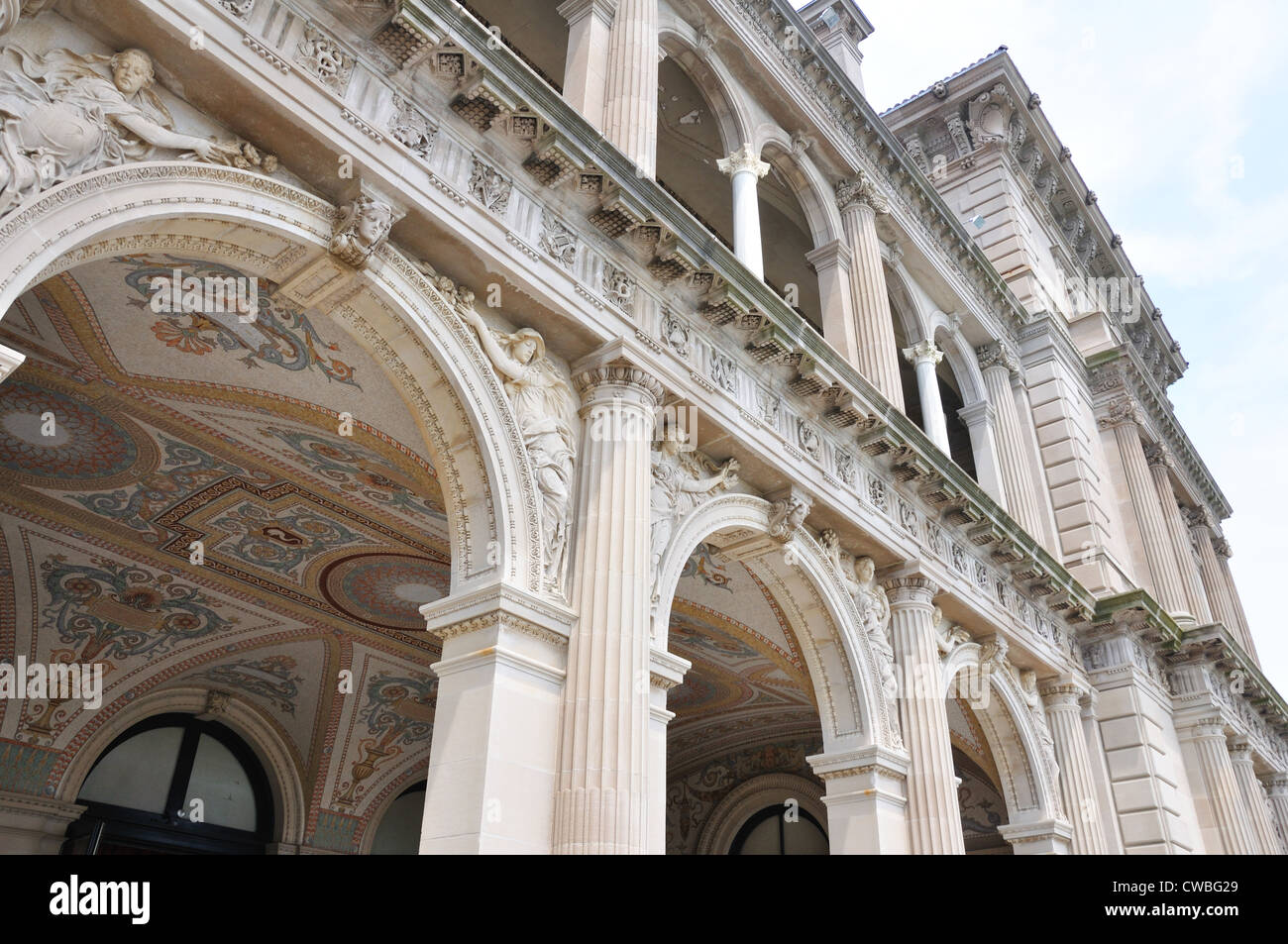 The Breakers mansion, Newport, Rhode Island, USA Stock Photo Alamy