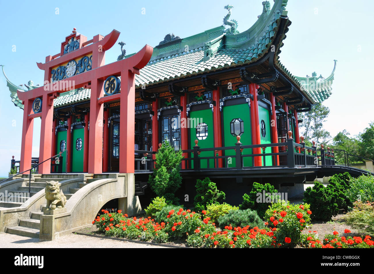 Chinese tea house marble house hires stock photography and images Alamy
