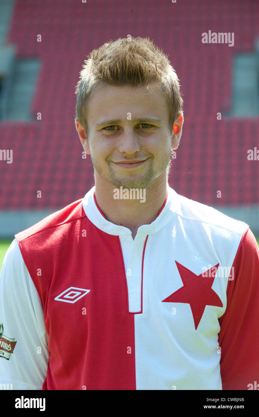 AC Sparta Praha defeat SK Slavia Prague in the Czech Soccer League match  played in Prague, Czech Republic on September 28, 2013. From left: Pavel  Kaderabek of Sparta, Martin Hurka of Slavia