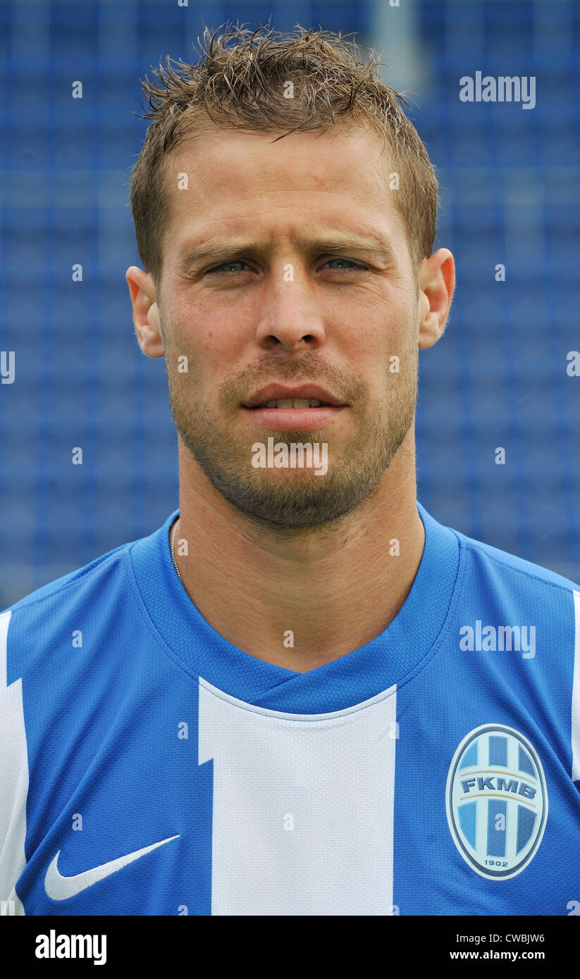 Radek Sirl, soccer player, FK Mlada Boleslav, July 14, 2012. (CTK Photo/Radek Petrasek) Stock Photo