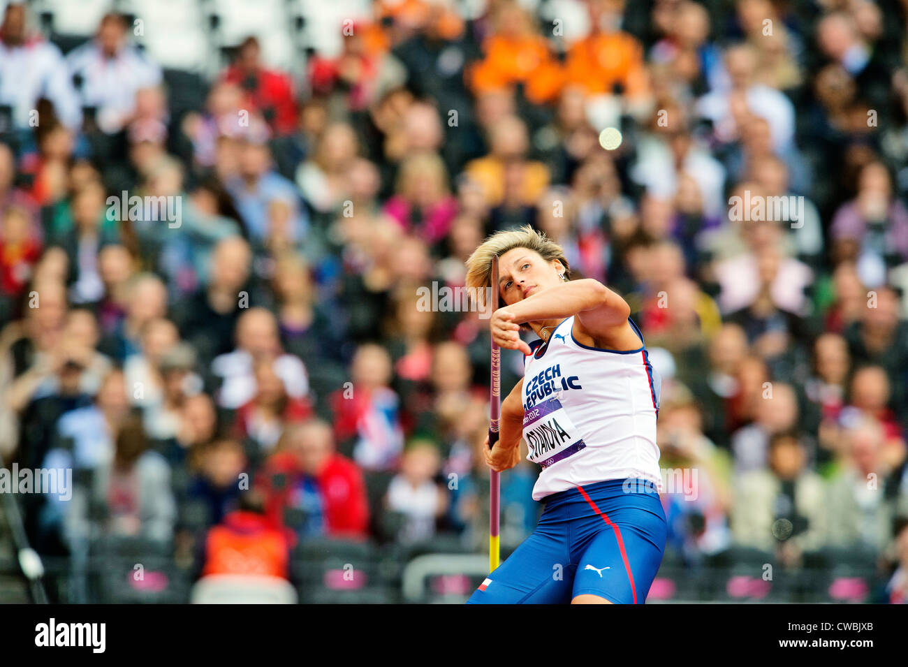 Women's Javelin Throw Qualifying Rounds Barbora Spotakova (CZE) 2012