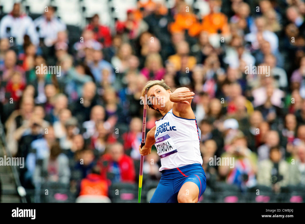 Women's Javelin Throw Qualifying Rounds Barbora Spotakova (CZE) 2012