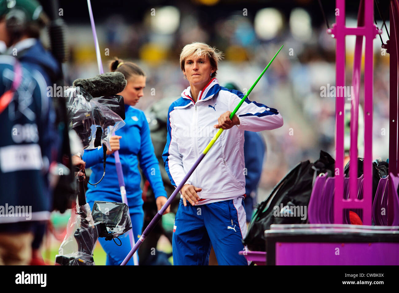 Women's Javelin Throw Qualifying Rounds Barbora Spotakova (CZE) 2012 Summer Olympics London