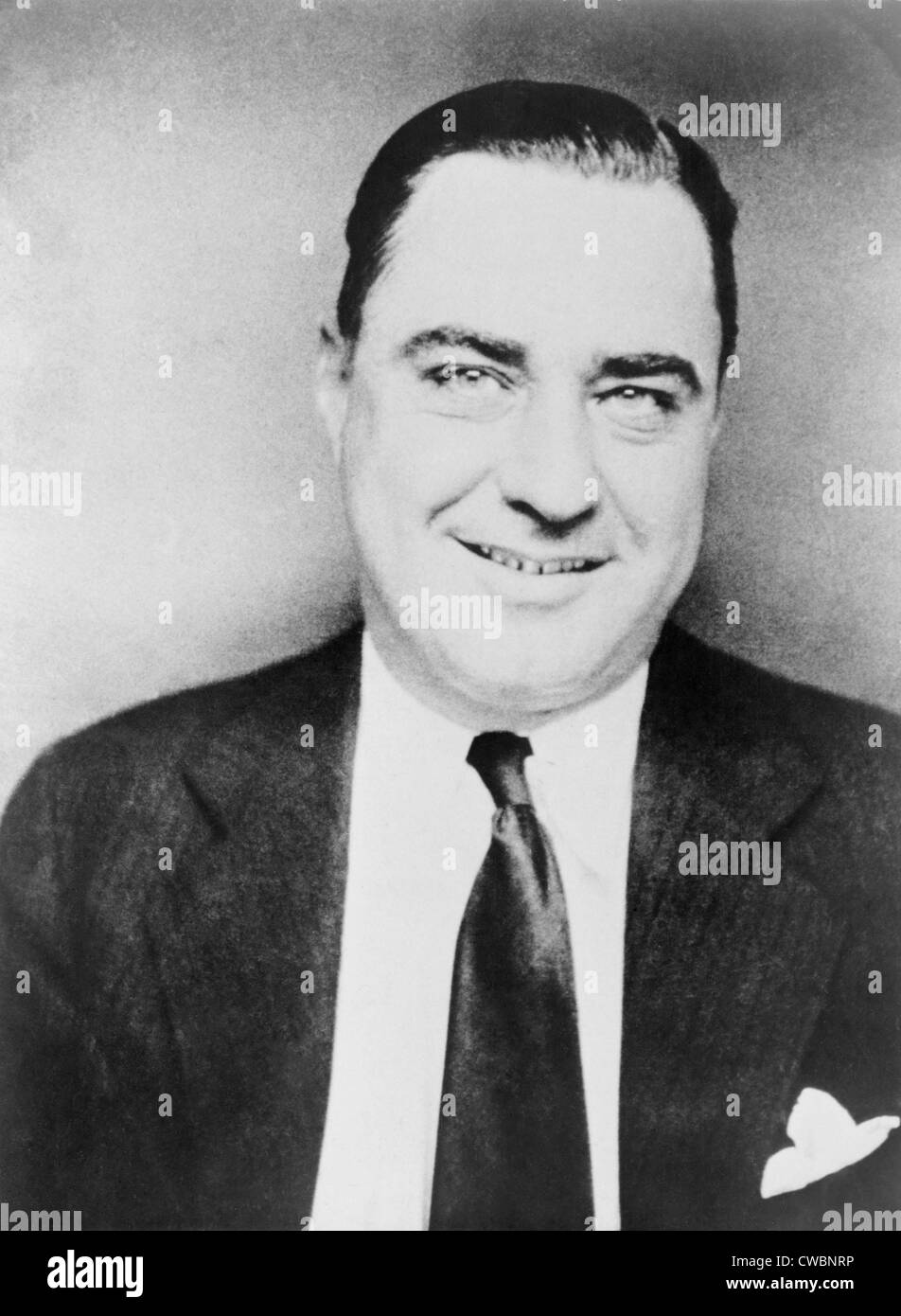 George 'Machine Gun' Kelly (1897-1954), was born to a prosperous Memphis family. He flunked out of college, couldn't support Stock Photo