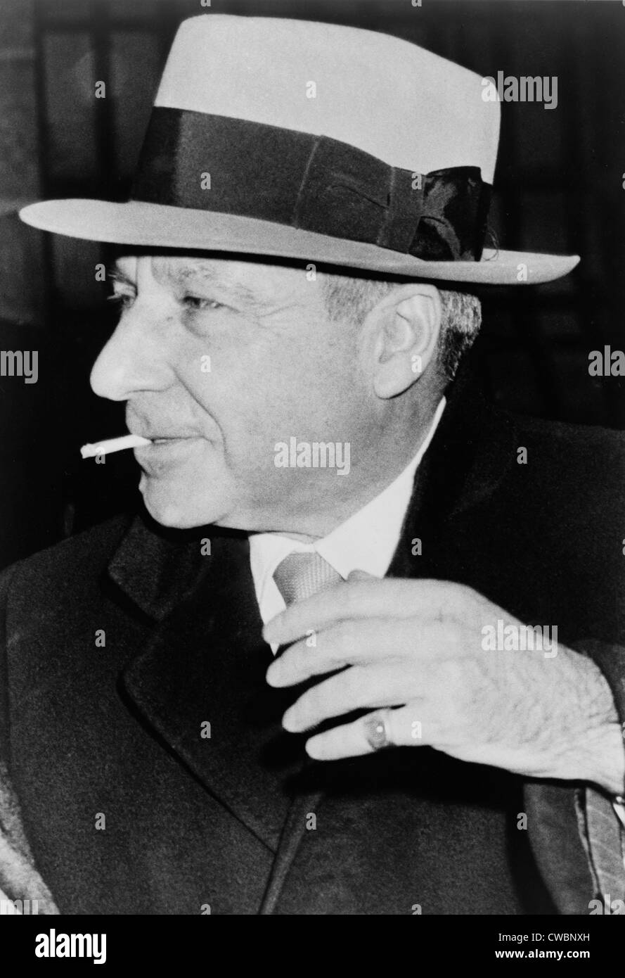 Meyer Lansky (1902-1983), reached the executive level in the mob and managed to avoid prison throughout his life.  Lansky was Stock Photo