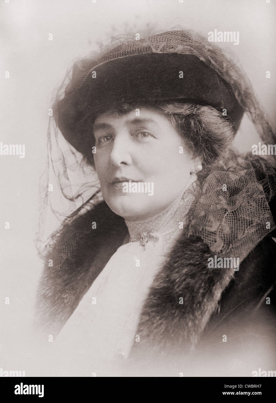 Lady Randolph Churchill (1854-1921), born Jennie Jerome in Brooklyn, New York, married British Lord Randolph Churchill in 1874. Stock Photo