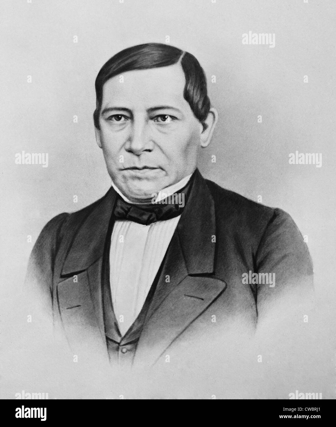 Benito Juarez, (1806-1872), Mexican president from 1858 through 1872, was a  Zapotec Amerindian and the first full-blooded Stock Photo - Alamy