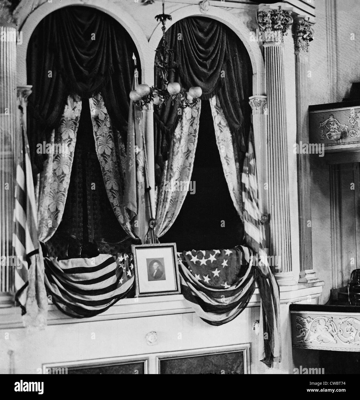 Abraham Lincoln S Assassination Took Place In The Flag