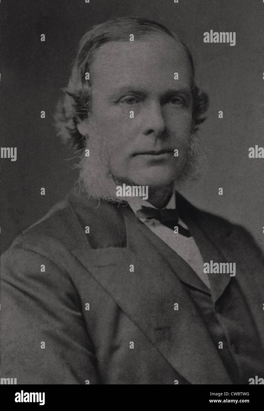 Joseph Lister, (1827-1912), British surgeon and medical scientist who was the founder of antiseptic surgery. Ca. 1870. Stock Photo