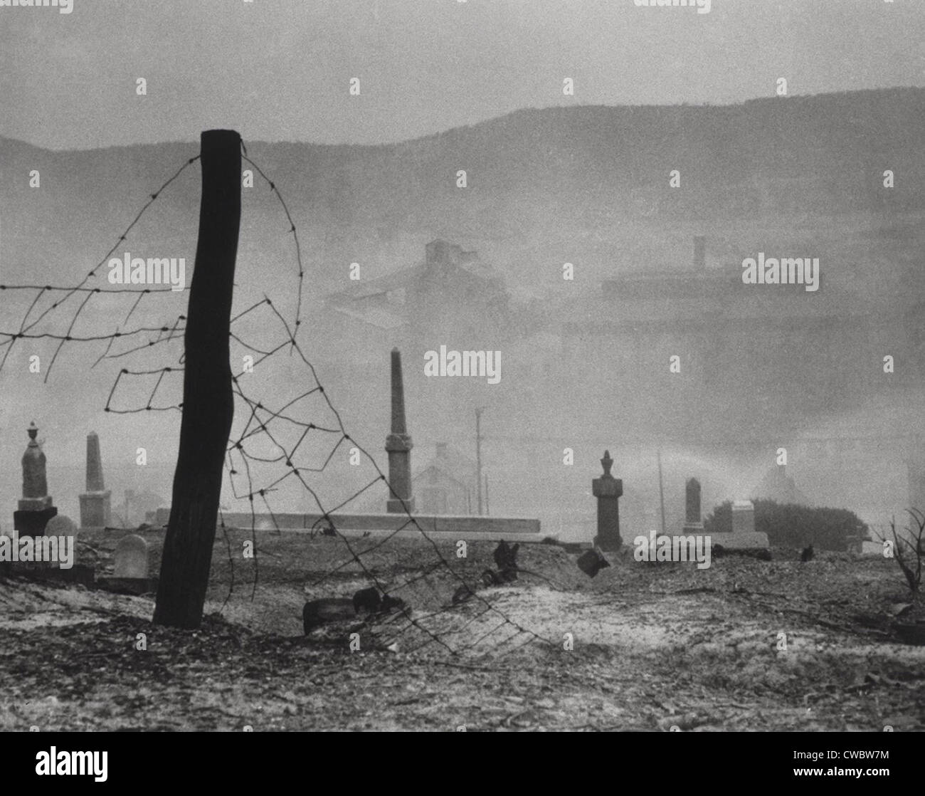 Donora, Pennsylvania, during the infamous smog episode of October 2631