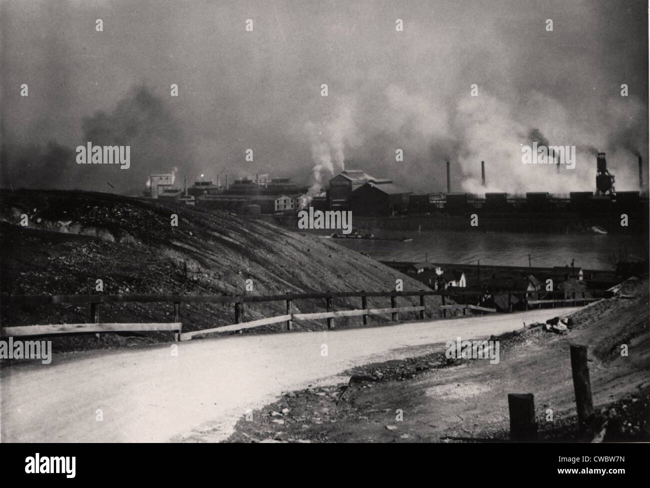 Donora, Pennsylvania, during the infamous smog episode of October 2631