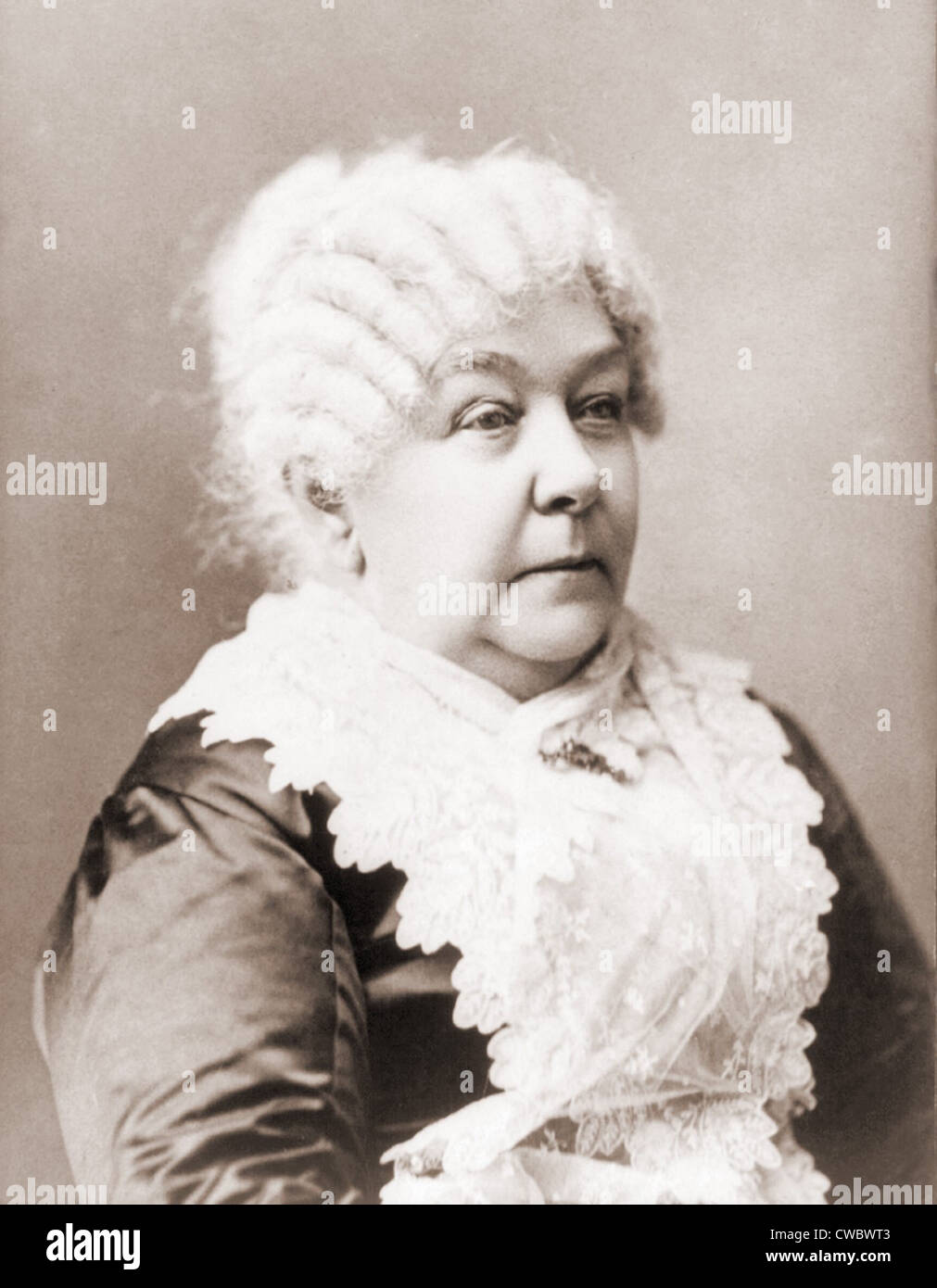 Elizabeth Cady Stanton (1815-1902), important leader of the 19th ...